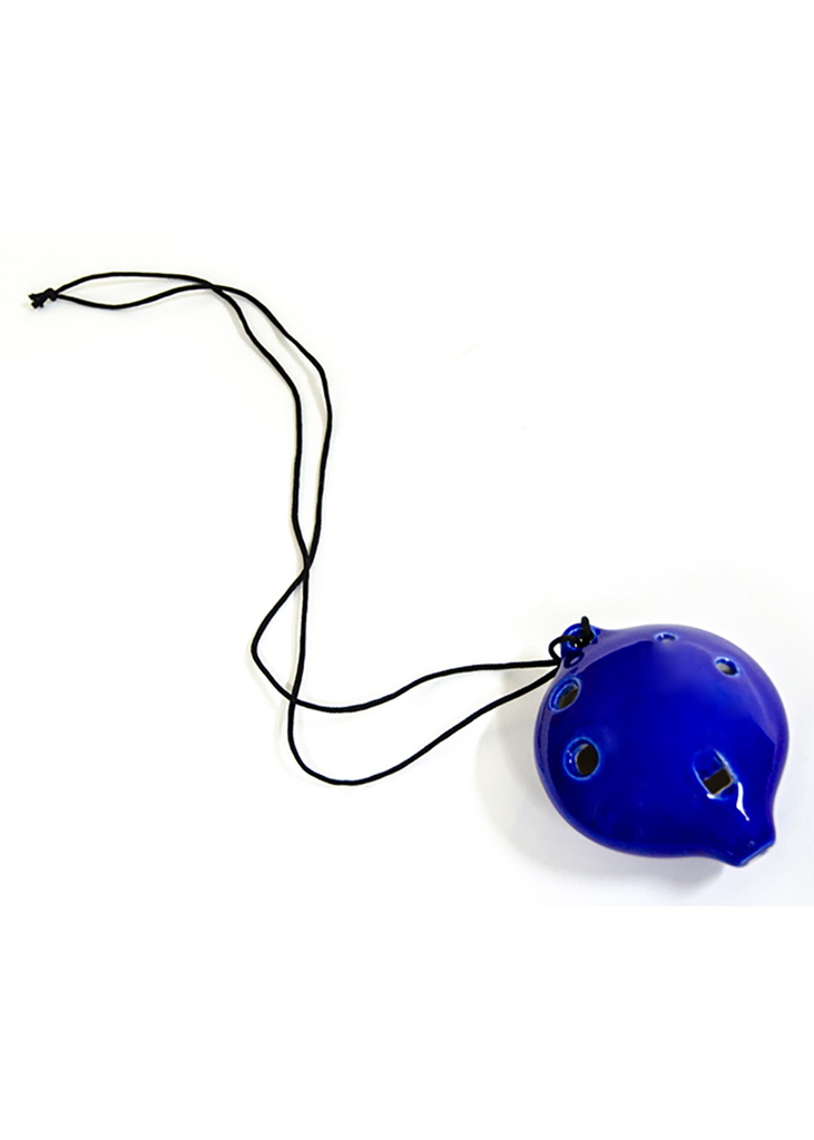 Ceramic Ocarina Large With String