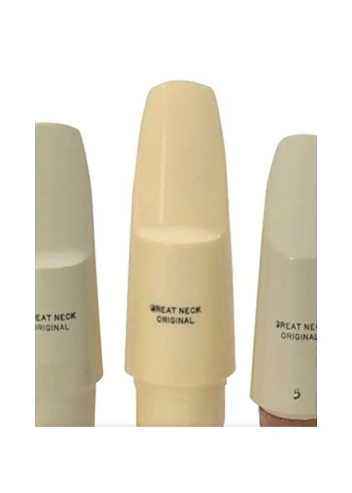 Great Neck Original Mouthpiece Made From White Brilhart Blanks