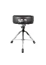 Pork Pie Round Drum Throne Black Sparkle Black Crush