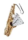 BG Cleaning Swab Alto Sax With Drop - Microfibre