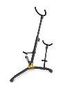 Hercules Baritone Saxophone Stand with Detachable Alto/Tenor Peg - DS536B