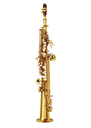 P. Mauriat 185 Soprano Saxophone Gold Lacquer Straight Neck