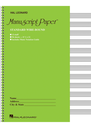 Standard Wirebound Manuscript Paper (Green Cover)
