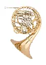 Eastman EFH682GD Double French Horn Detachable Gold Brass Bell