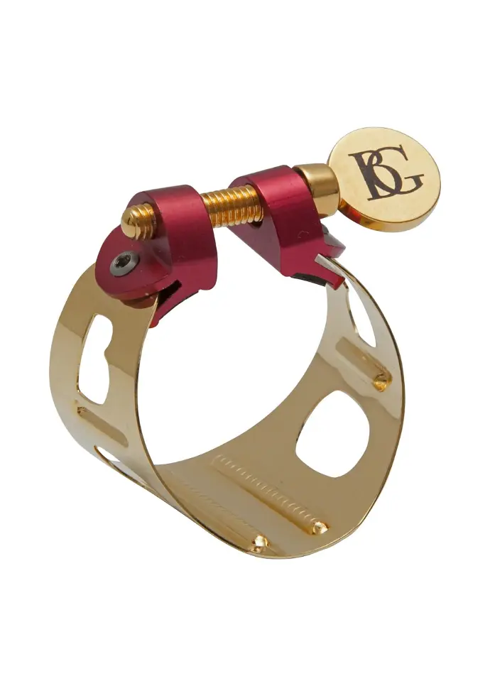 BG Ligature and Cap Alto Duo - Gold Lacquered