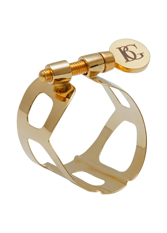 BG Ligature and Cap Tenor Tradition - Gold Lacquered
