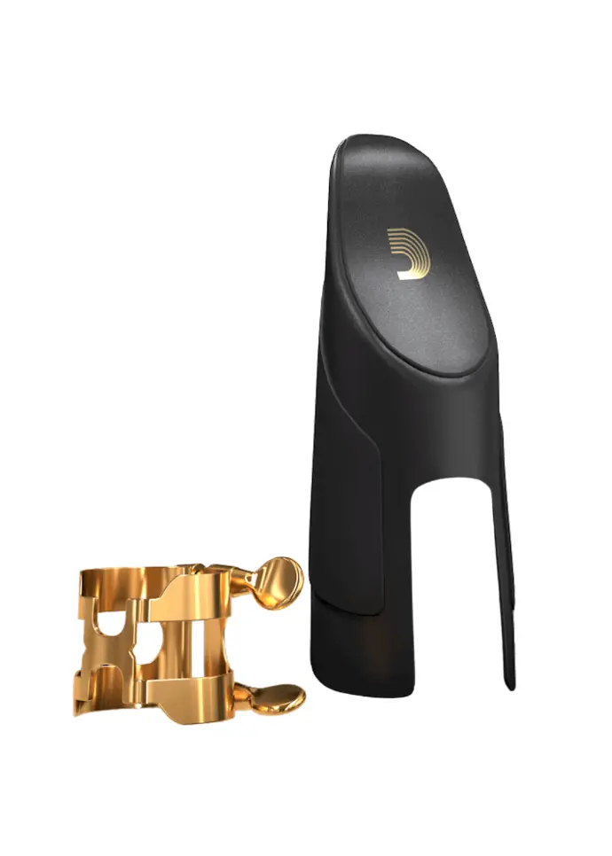 D'Addario H Saxophone Ligature - Hard Rubber Alto