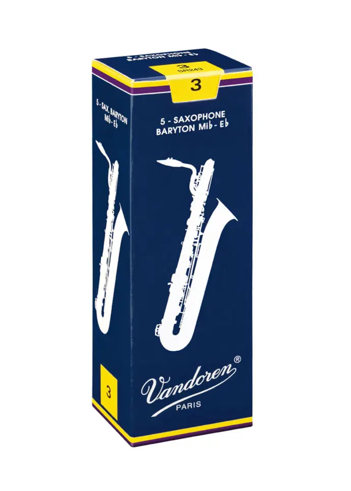 Vandoren Traditional Baritone Saxophone Reeds