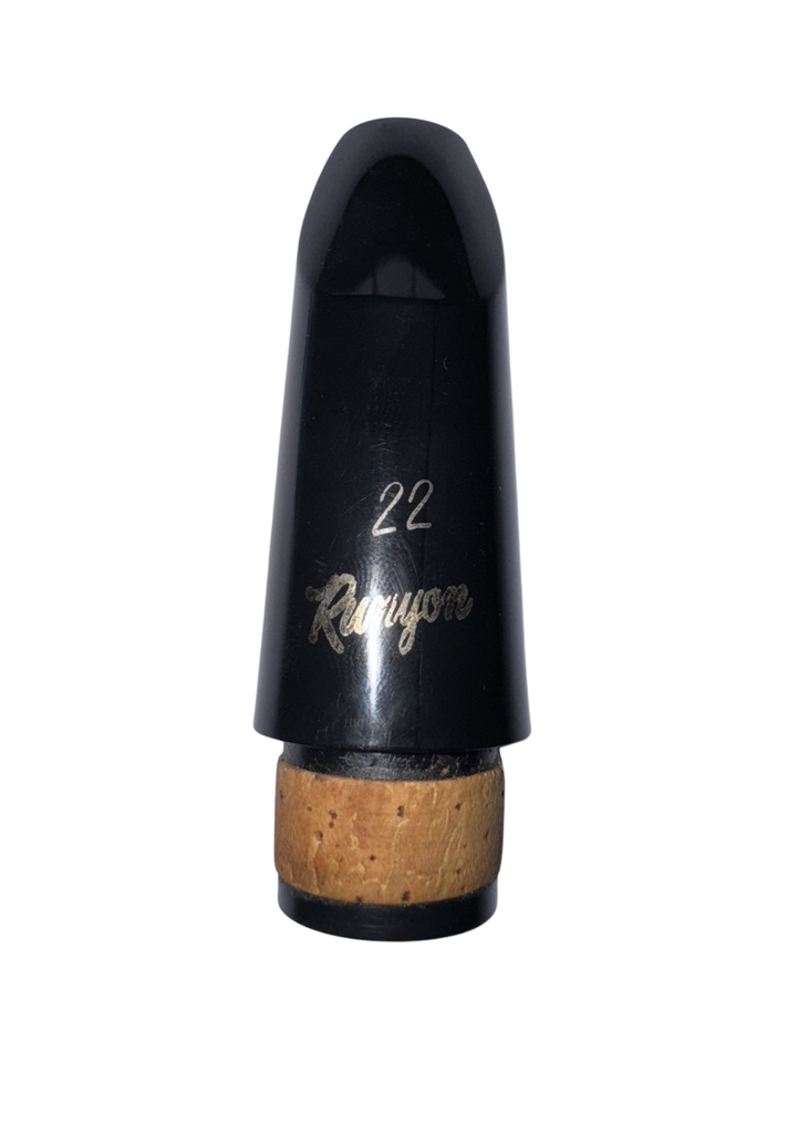 Secondhand Runyon 22 size 5 Bb Clarinet Mouthepiece