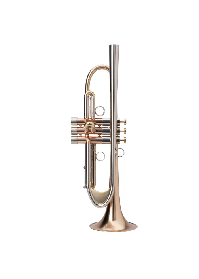Adams A8 Gold Brass Bb Trumpet - Satin Lacquer