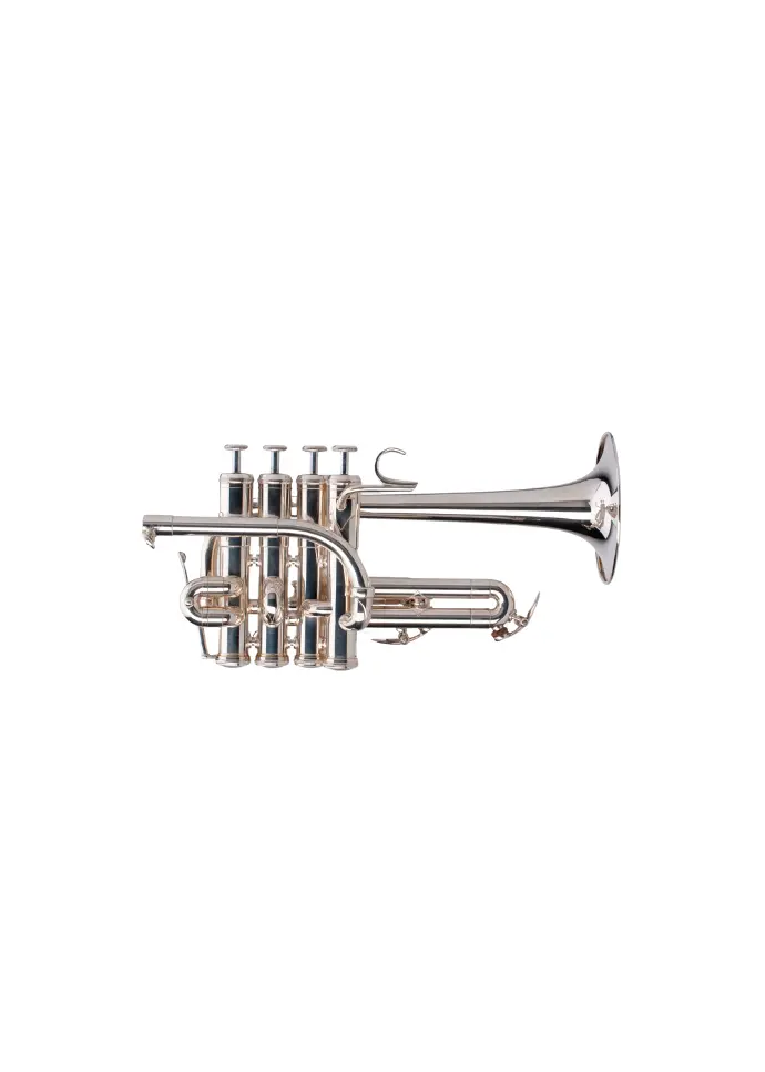 Adams Bb/A Gold Brass Piccolo Trumpet - Silver