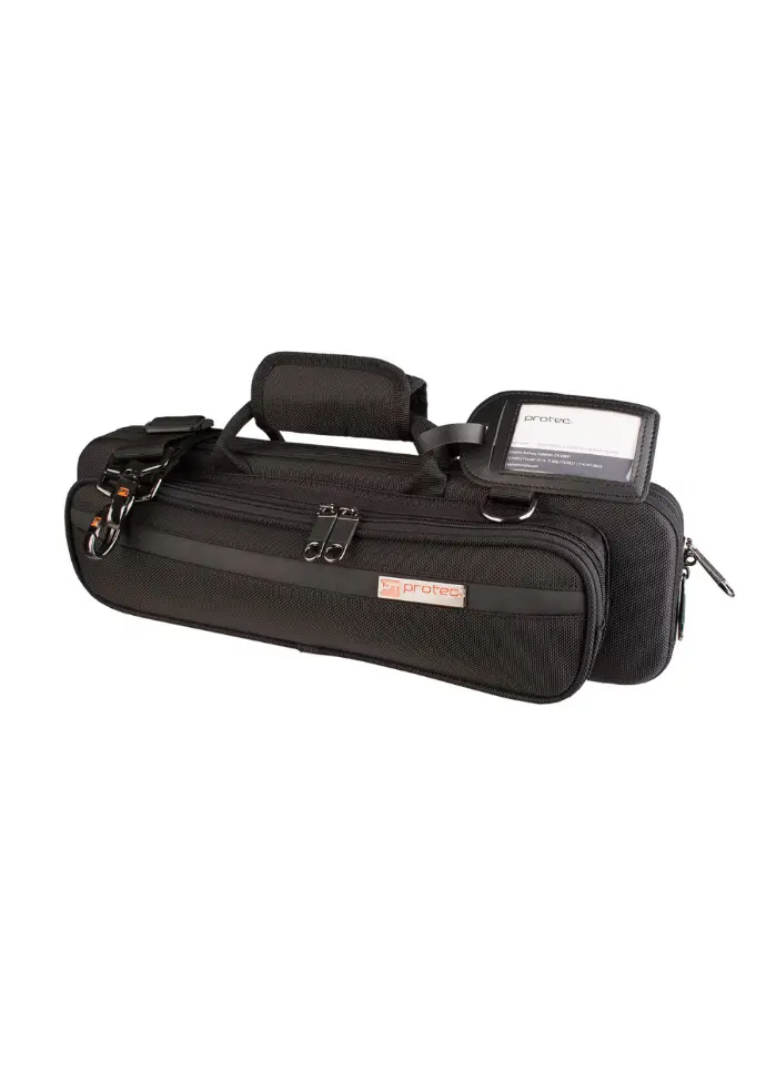 Protec Pro Pac - Slimline Flute Case - B & C Foot - Black - PB308