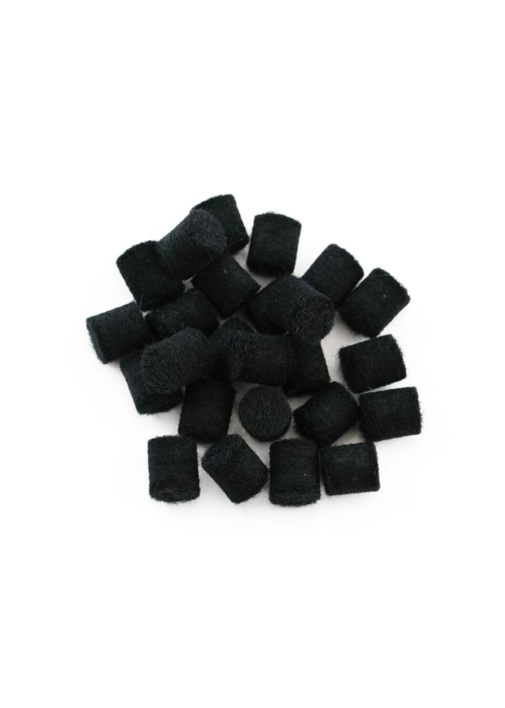 Bumper Felt Black 10 X 12