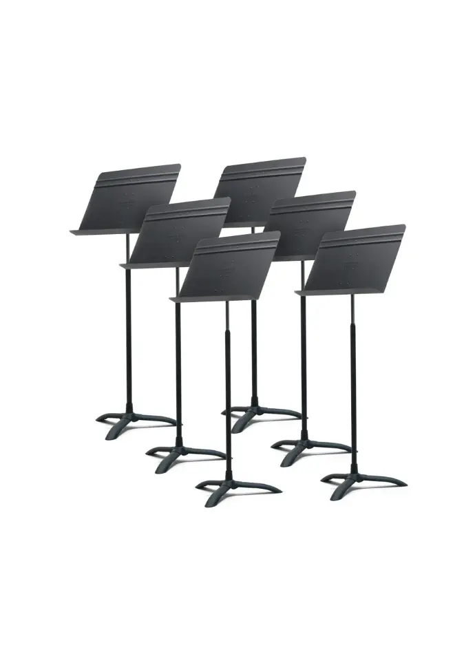 Manhasset Music Stand Symphony 6 Pack - Black