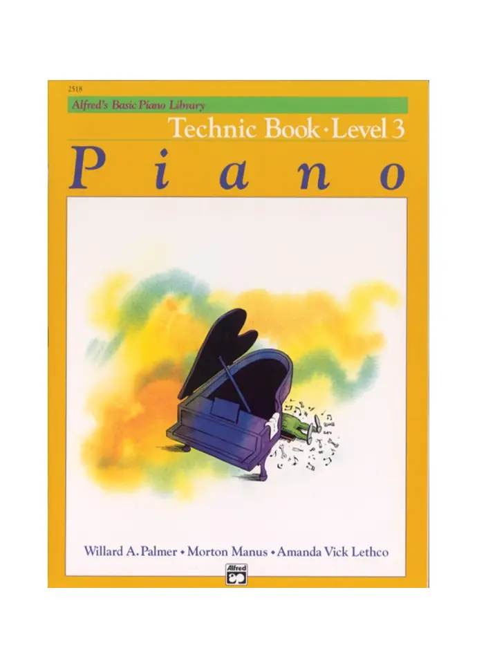 Alfred's Basic Piano Library Level 3 Technic Book