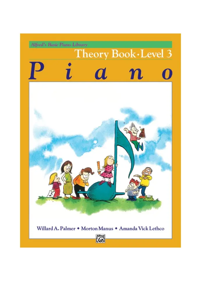 Alfred's Basic Piano Library Level 3 Theory Book