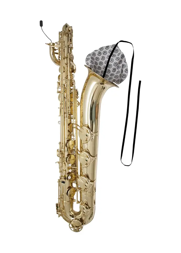 BG Cleaning Swab Baritone Sax, Body - Microfiber w/ Double Ended Sling