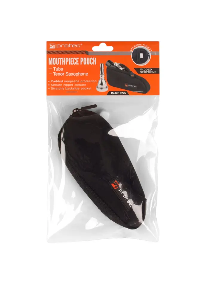Protec Neoprene Mouthpiece Pouch - Tenor Sax / Tuba - Single - N275