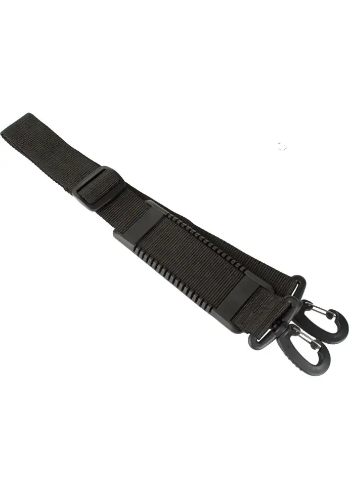 Protec Replacement Shoulder Strap - Adjustable Rubber Pad & Duraflex Plastic Snaps