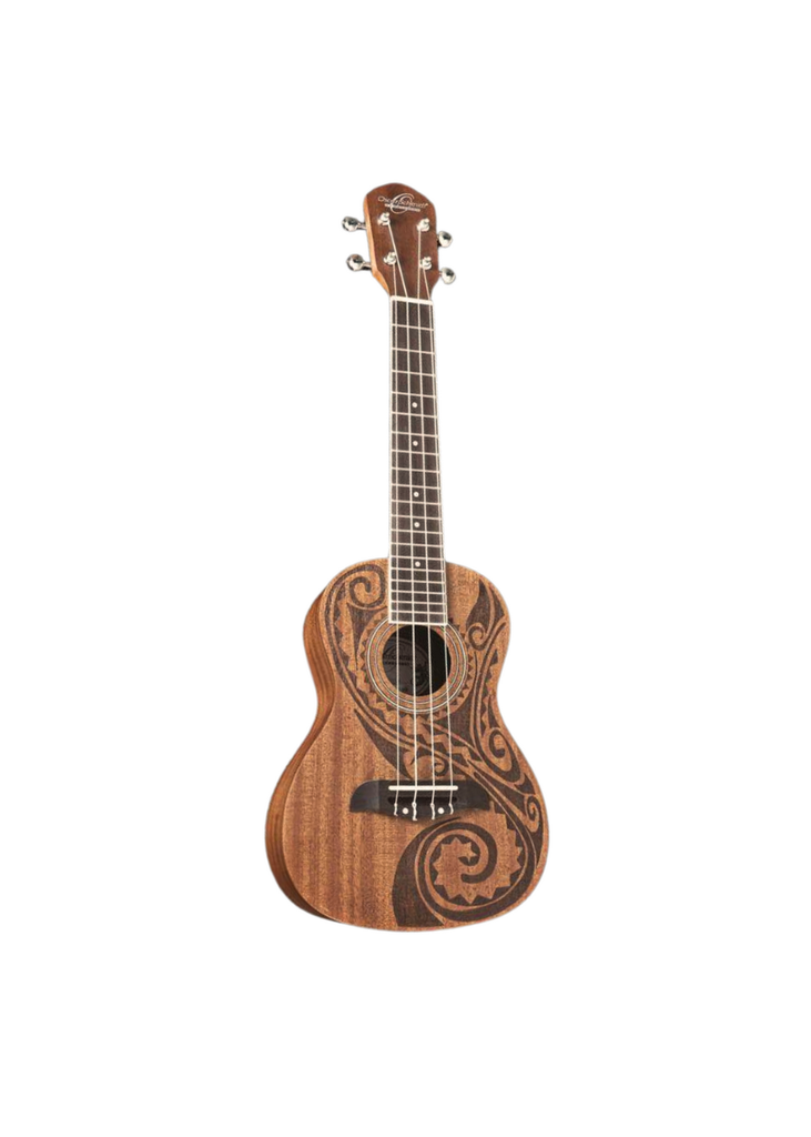Oscar Schmidt OU2TAT-A-U Concert Ukulele Hawaiian Tattoo