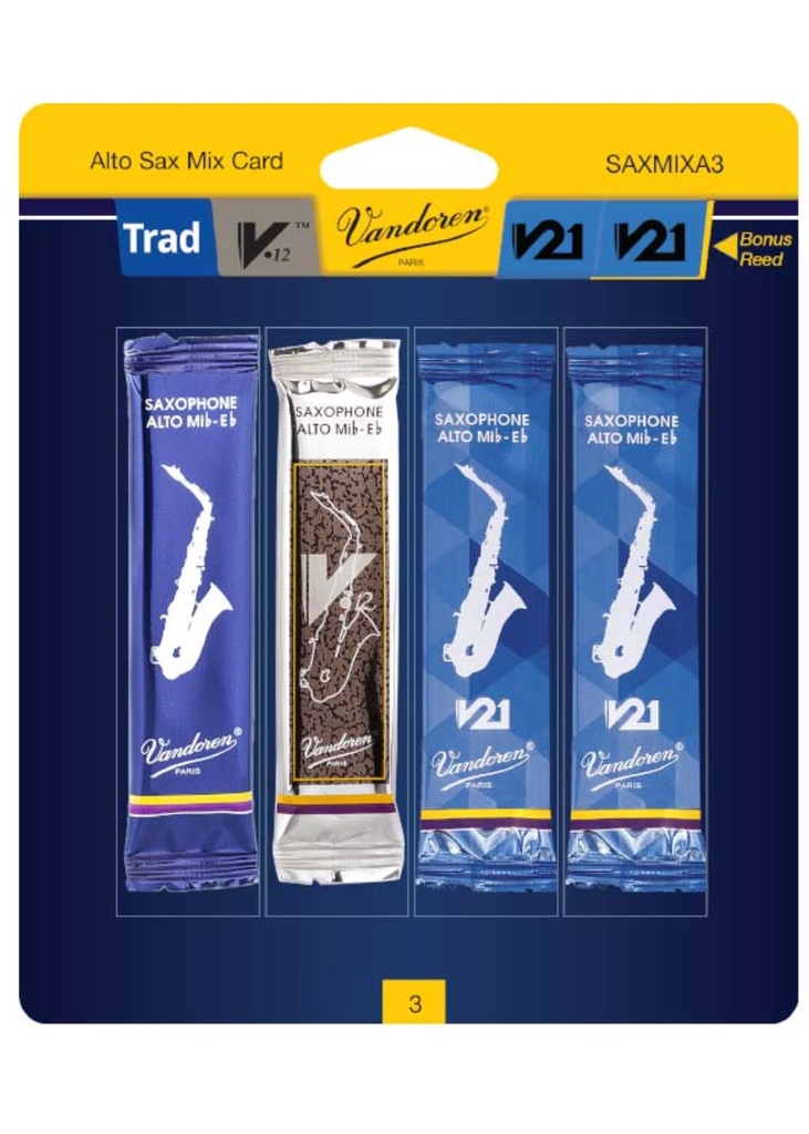 Vandoren Classic Alto Sax Mix Card