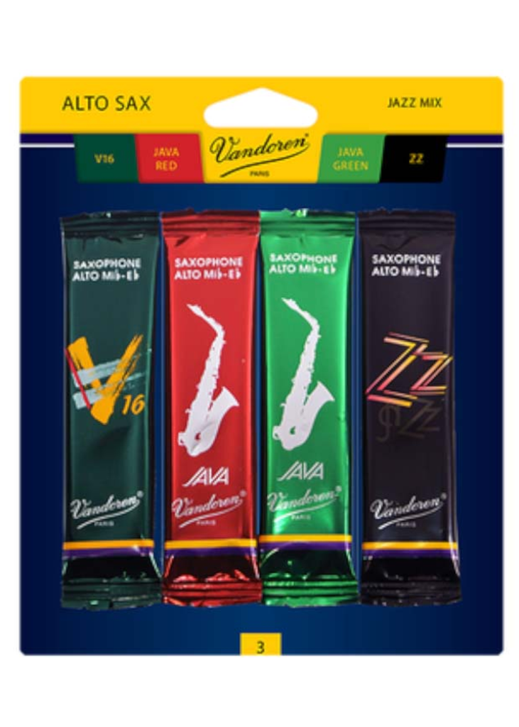 Vandoren Jazz Alto Sax Mix Card