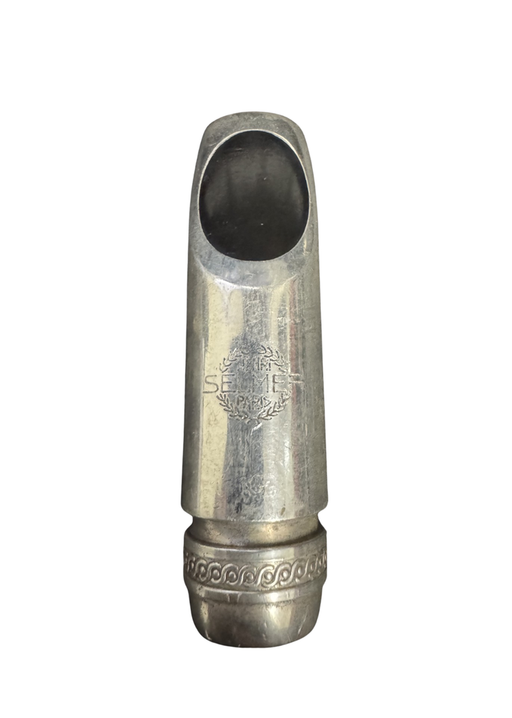 Consignment Vintage Selmer G (reface to 0.050") Metal Scroll Shank Soprano Saxophone Mouthpiece