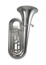 Schagerl 800S 3-Valve Compact 3/4 Bb Tuba - Silver Plated
