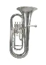 Schagerl 800S 3 Valve Euphonium - Silver Plated